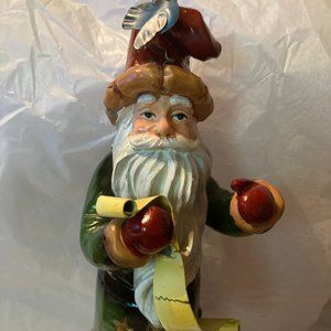 SANTA OLD WORLD NEW SANTA WITH CHRISTMAS LIST NEW